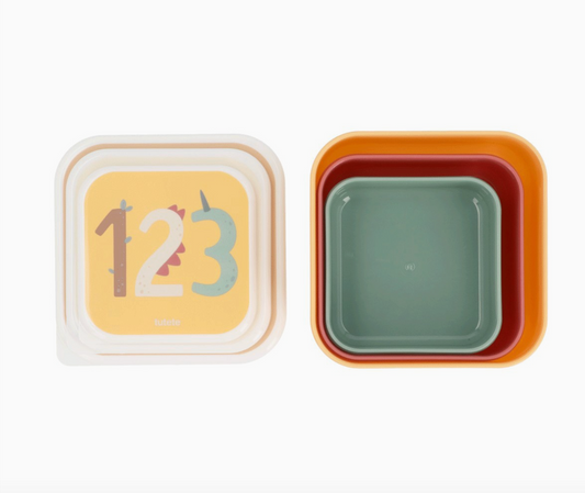 Ensemble de 3 boîtes à déjeuner - Alphabet