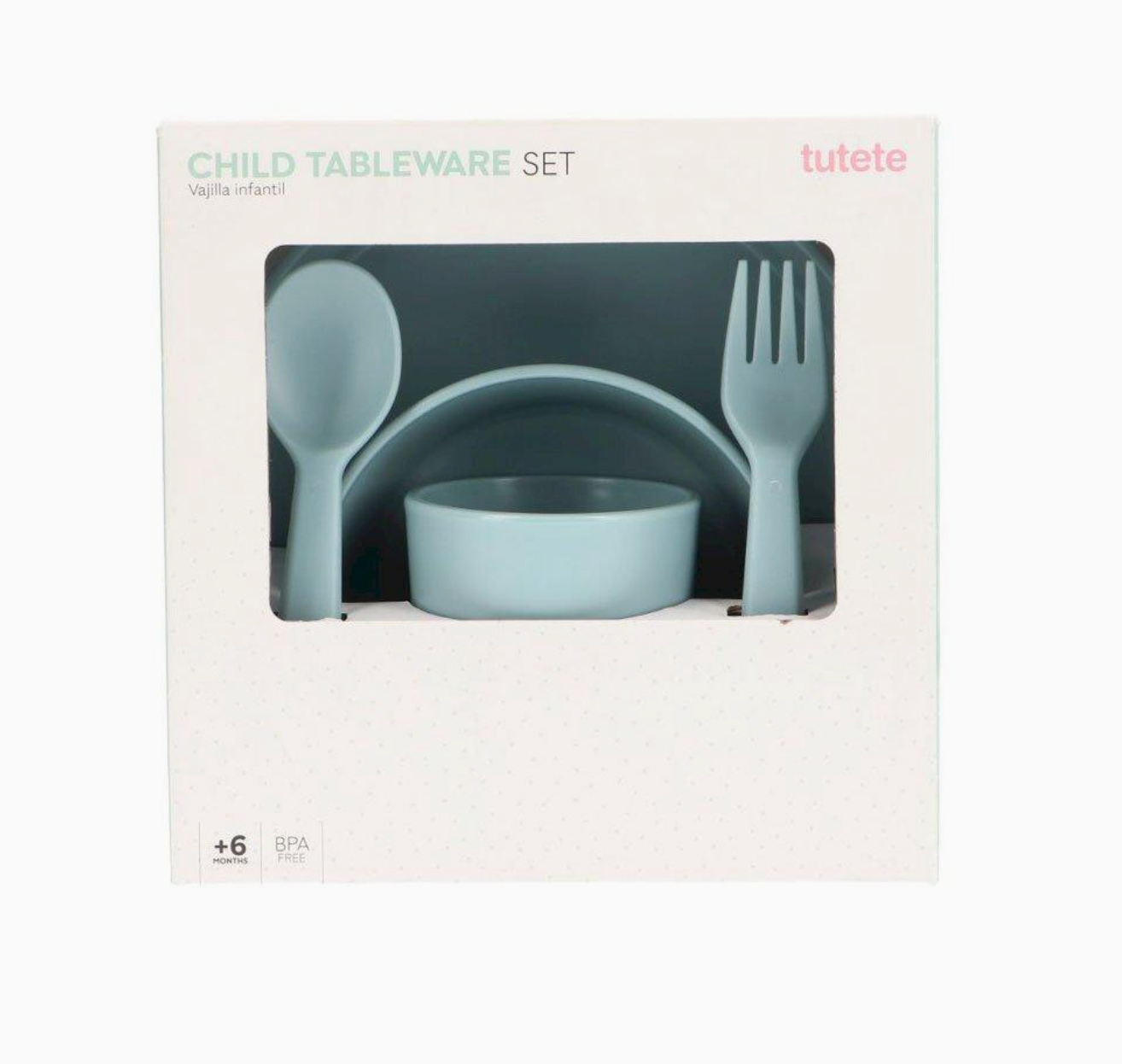 Vaisselle pour enfants - Bleu clair